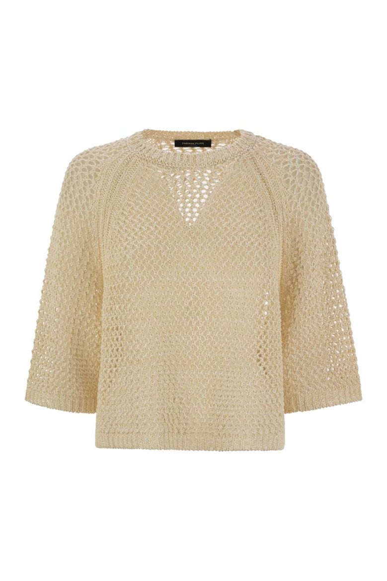 cotton ¾-sleeved jersey by Selfnex