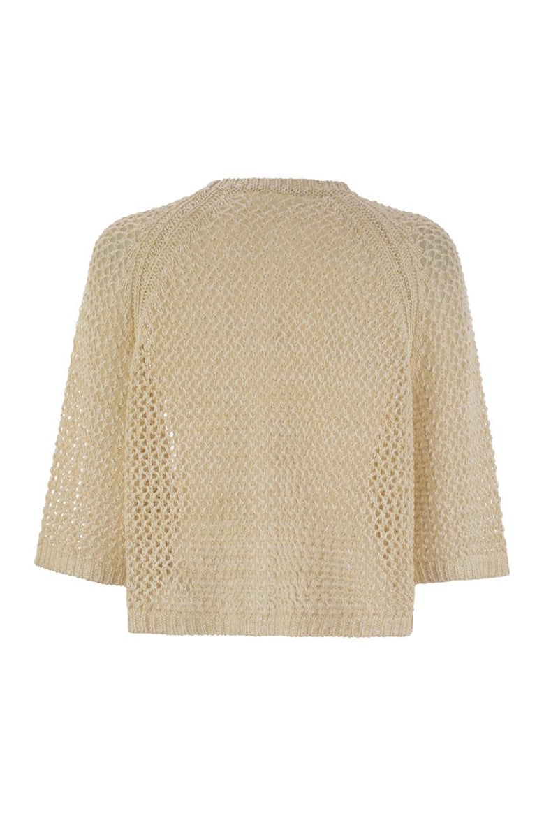 cotton ¾-sleeved jersey by Selfnex