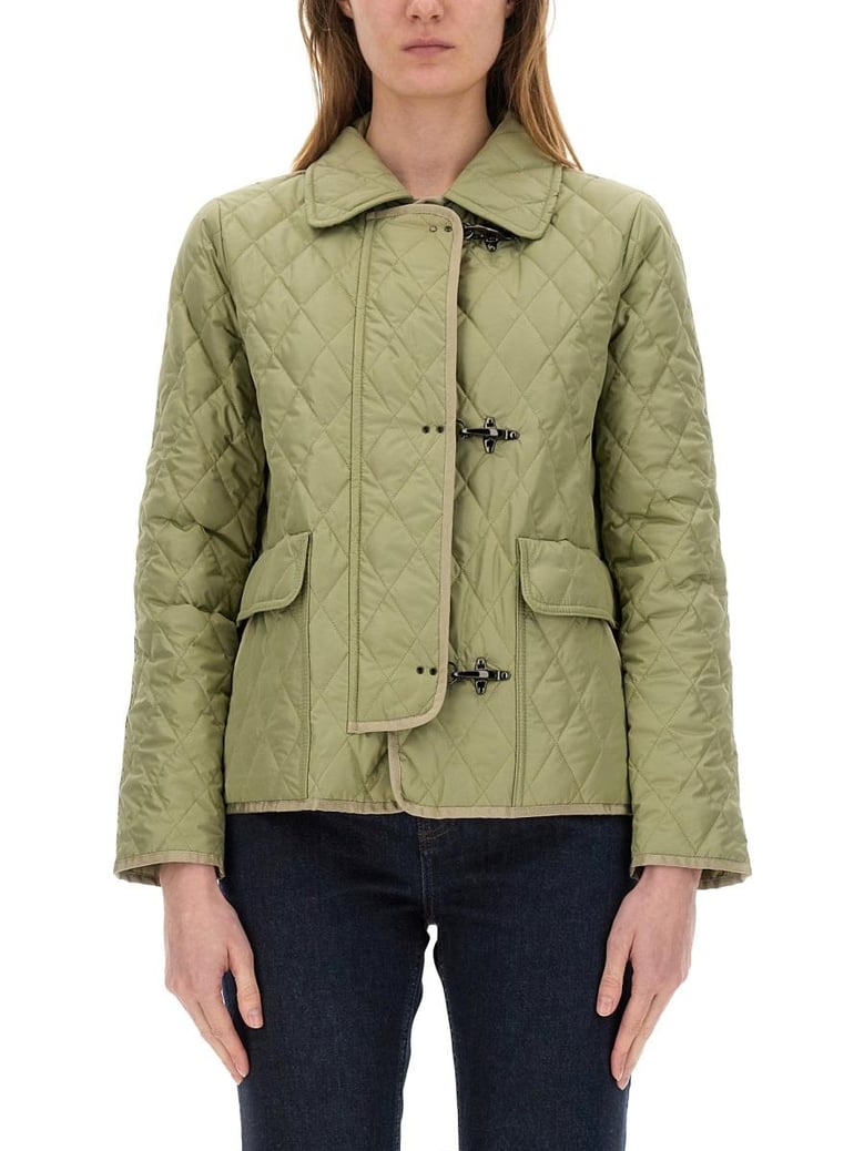3hook nylon quilted jacket by Selfnex