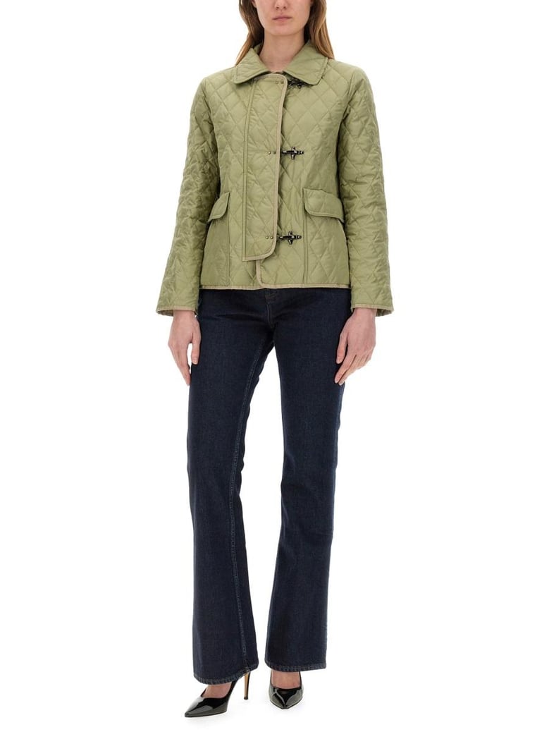 3hook nylon quilted jacket by Selfnex