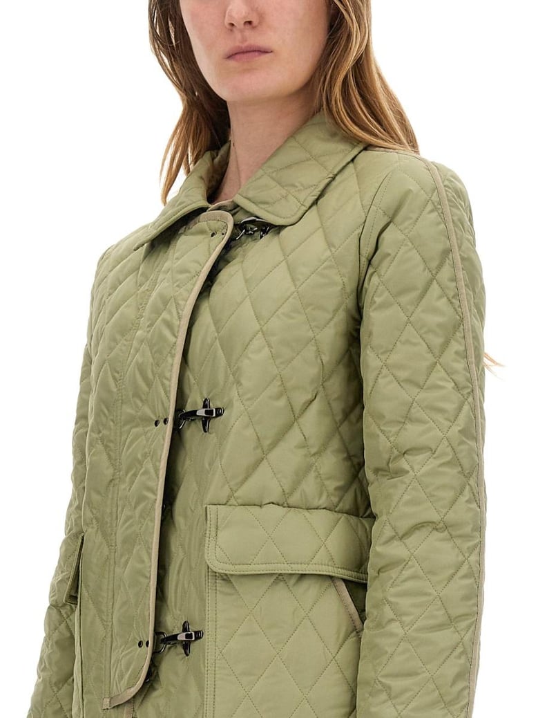 3hook nylon quilted jacket by Selfnex