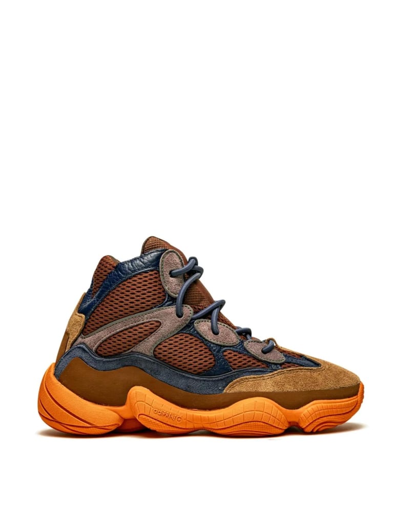adidas 500 high tactile orange sneakers by Selfnex