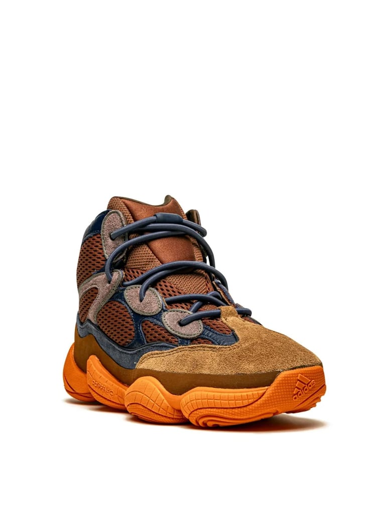 adidas 500 high tactile orange sneakers by Selfnex