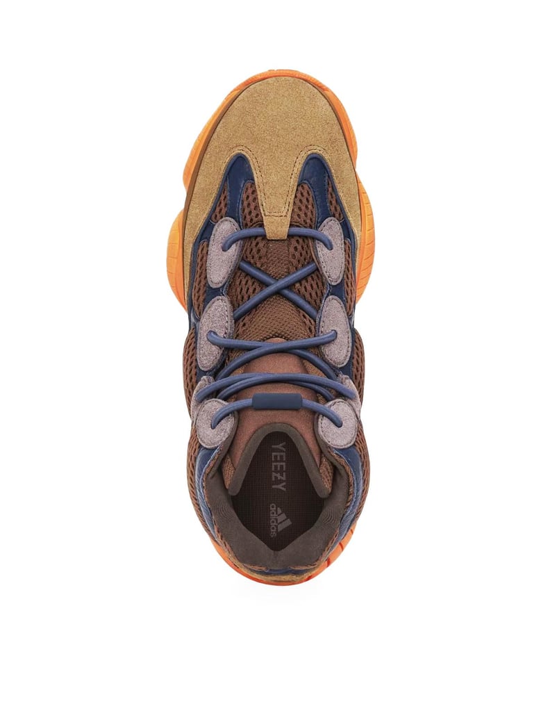 adidas 500 high tactile orange sneakers by Selfnex