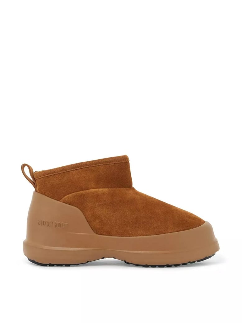 luna suede low boots by Selfnex