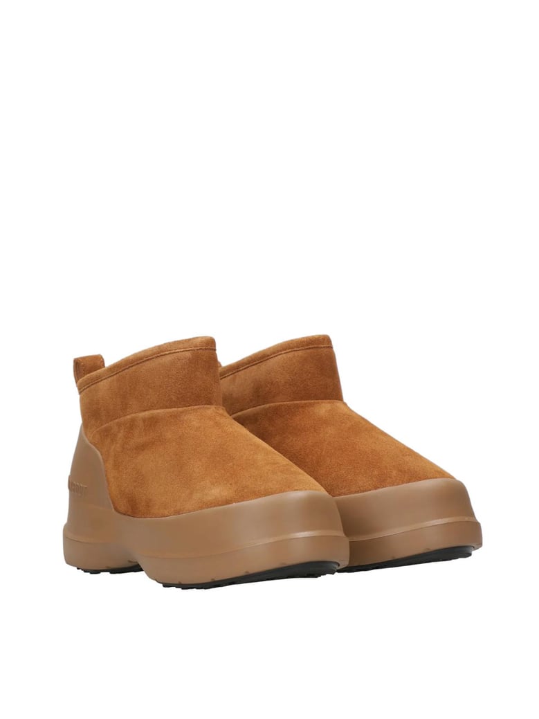 luna suede low boots by Selfnex