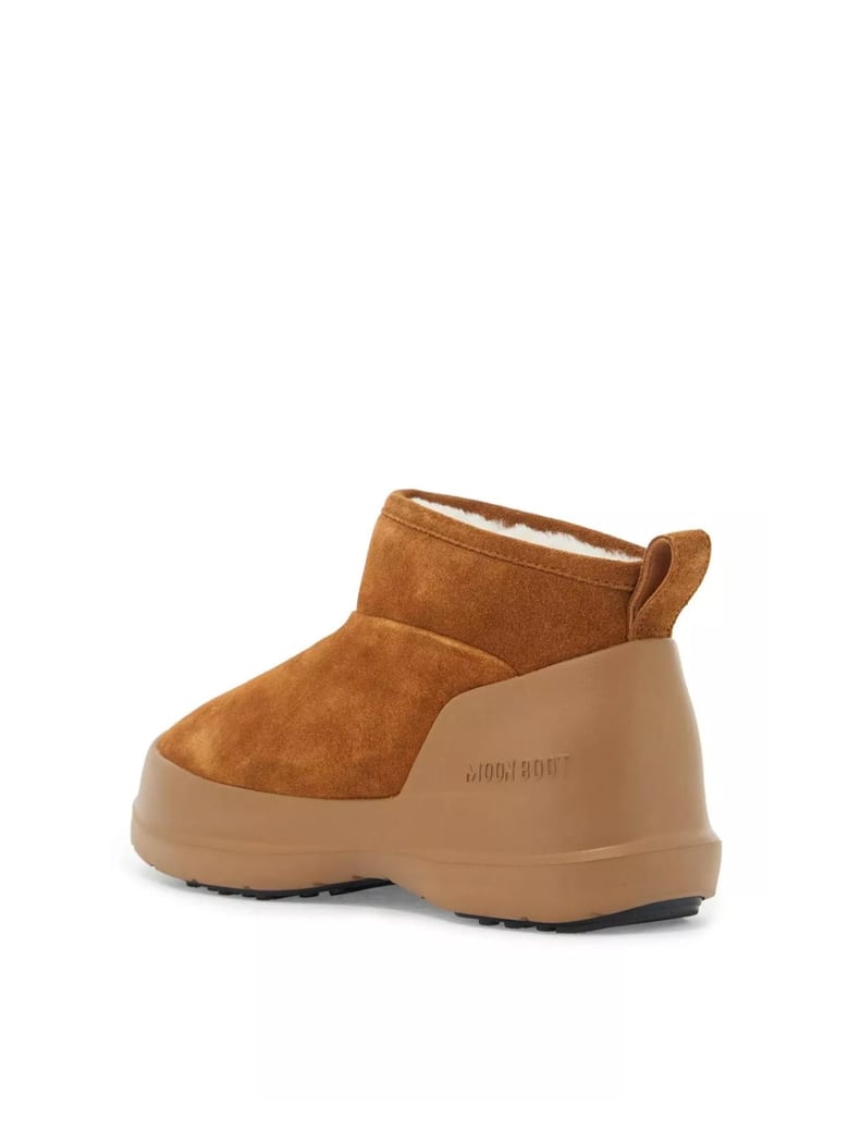 luna suede low boots by Selfnex