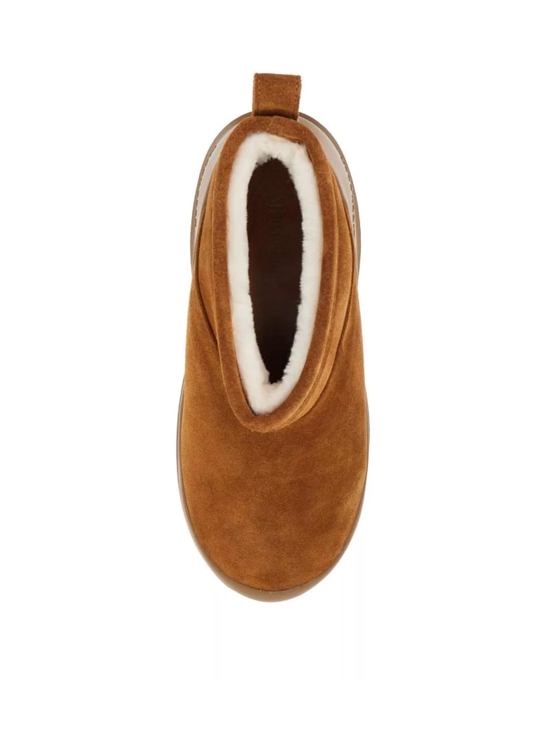 luna suede low boots by Selfnex