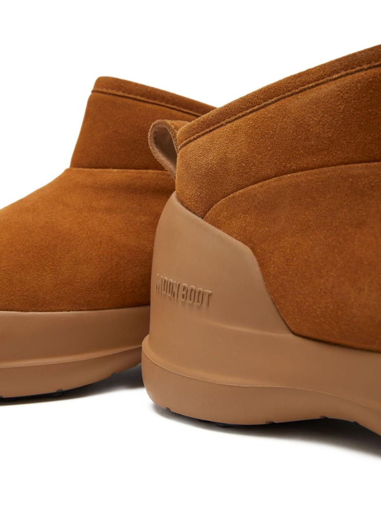 luna suede low boots by Selfnex