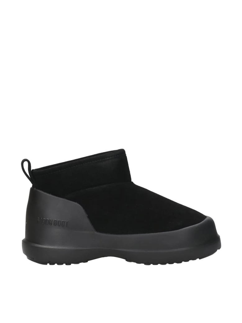 luna suede low boots by Selfnex