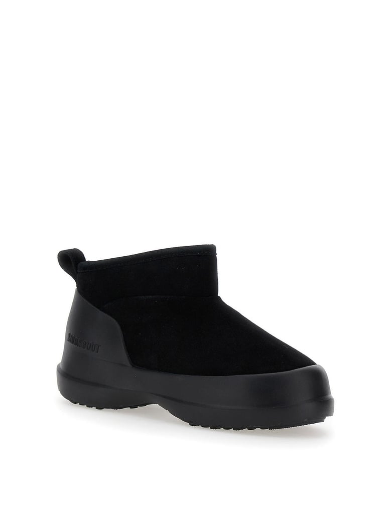 luna suede low boots by Selfnex