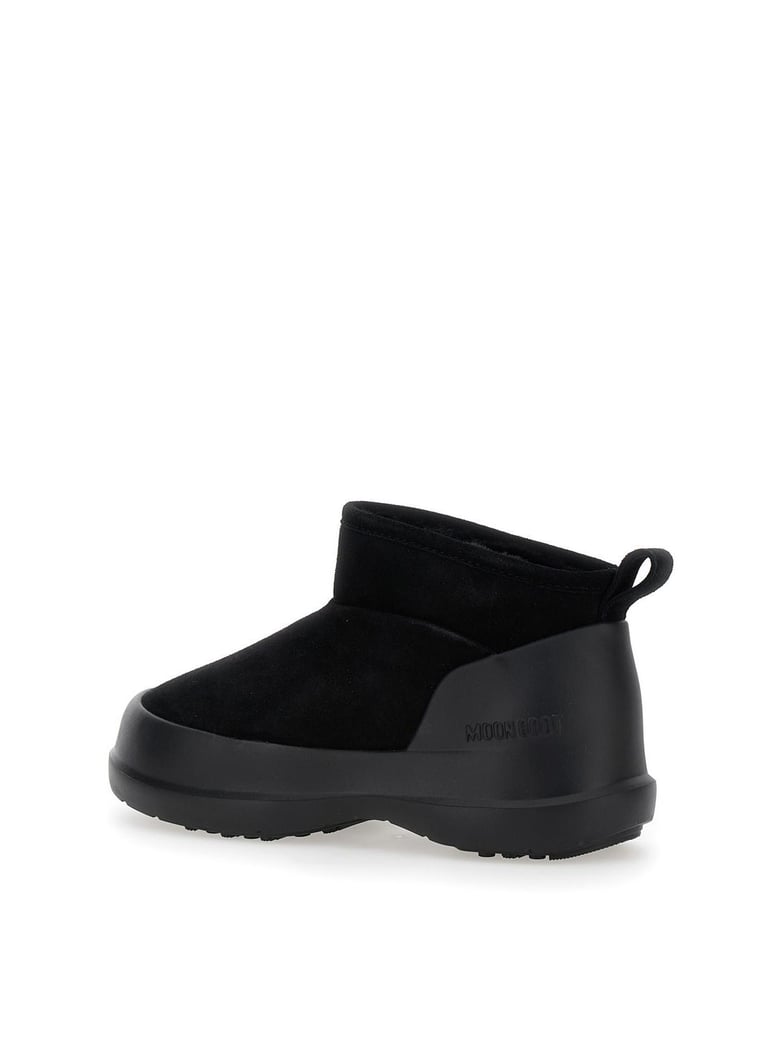 luna suede low boots by Selfnex