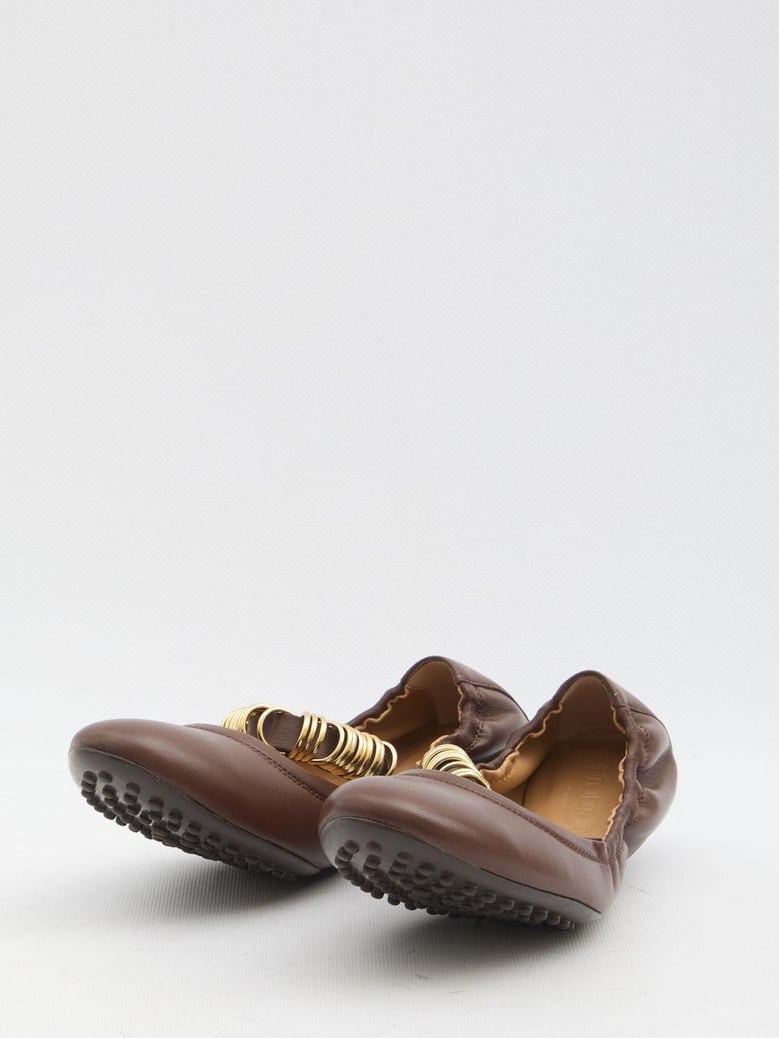 ballet flats wit eyelets by Selfnex