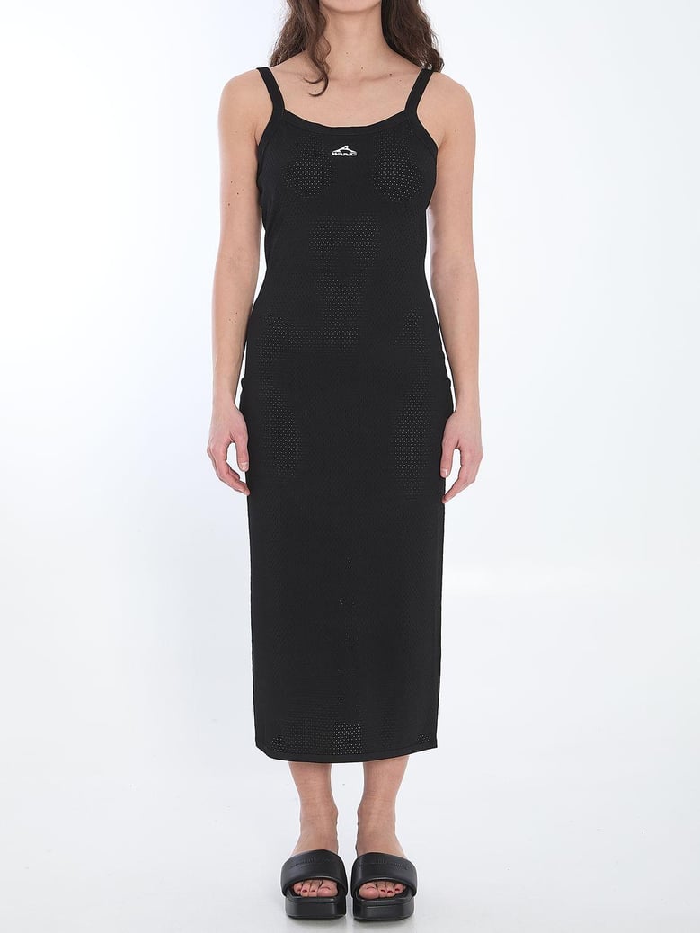 slip dress with 3d logo by Selfnex