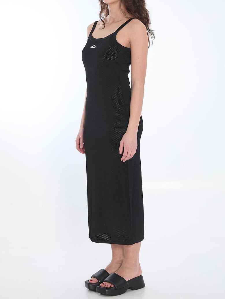 slip dress with 3d logo by Selfnex