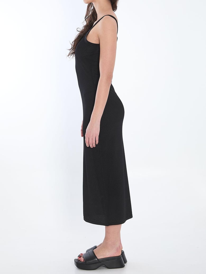 slip dress with 3d logo by Selfnex