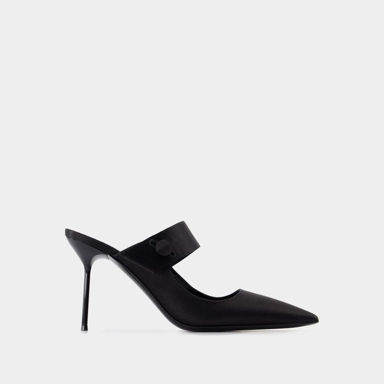 lidia couture sabot 90 pumps by Selfnex
