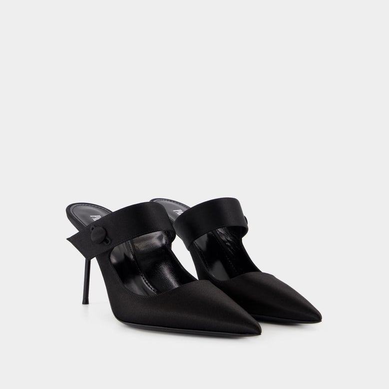 lidia couture sabot 90 pumps by Selfnex