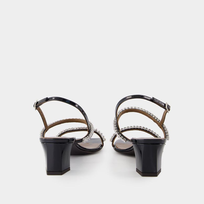 valentiine crystal 45 sandals by Selfnex