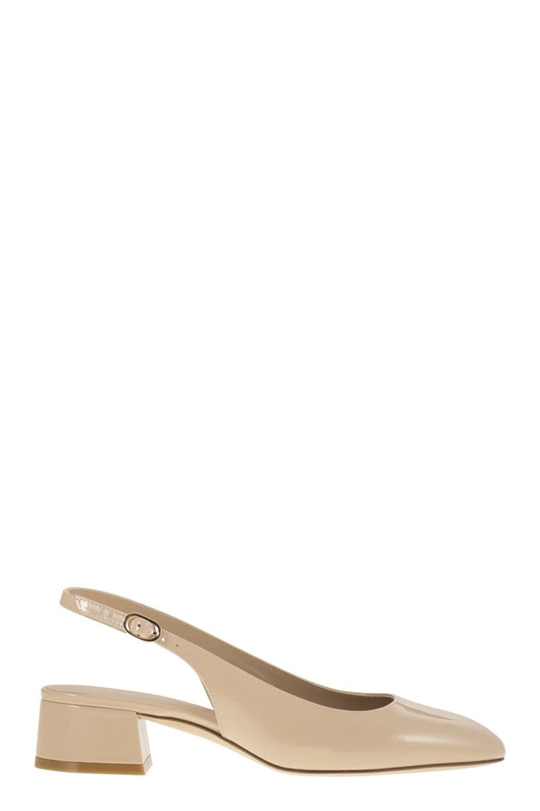 maeve - lacquered leather slingback by Selfnex