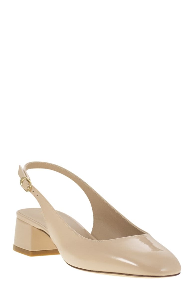 maeve - lacquered leather slingback by Selfnex