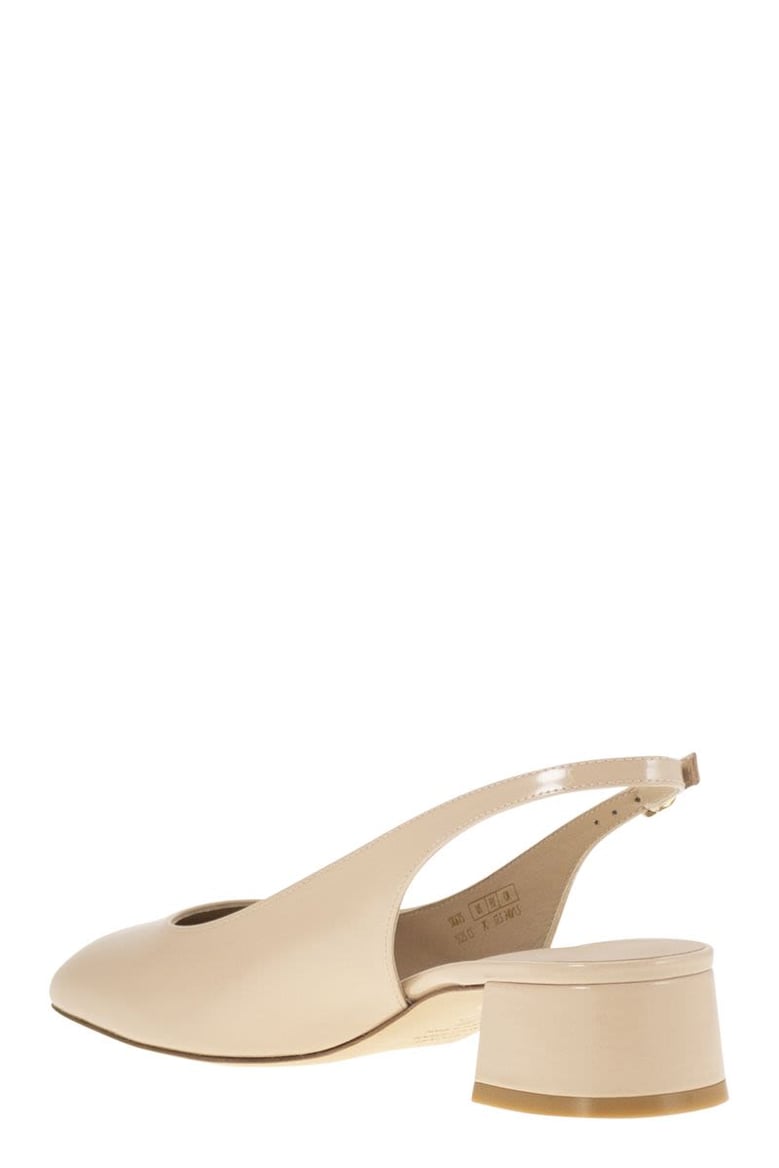 maeve - lacquered leather slingback by Selfnex