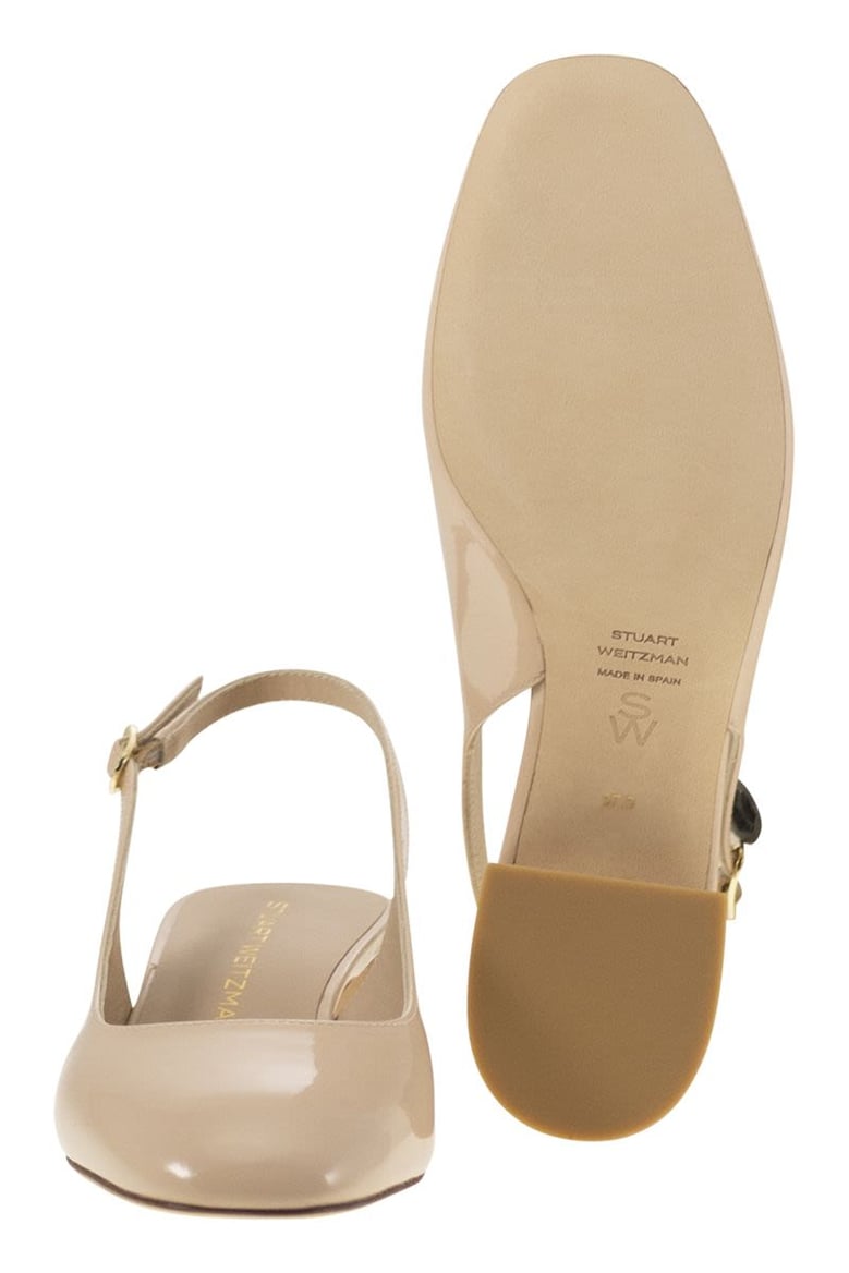maeve - lacquered leather slingback by Selfnex