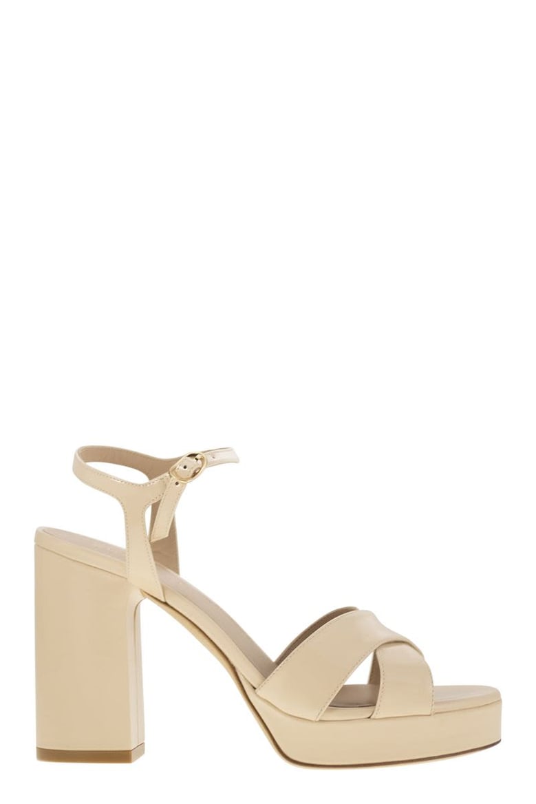 dayna - leather platform sandal by Selfnex