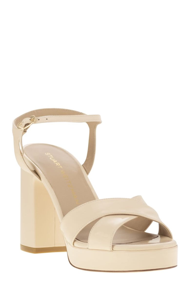 dayna - leather platform sandal by Selfnex