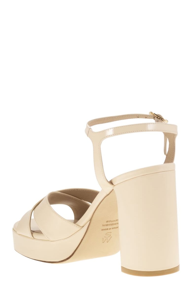 dayna - leather platform sandal by Selfnex