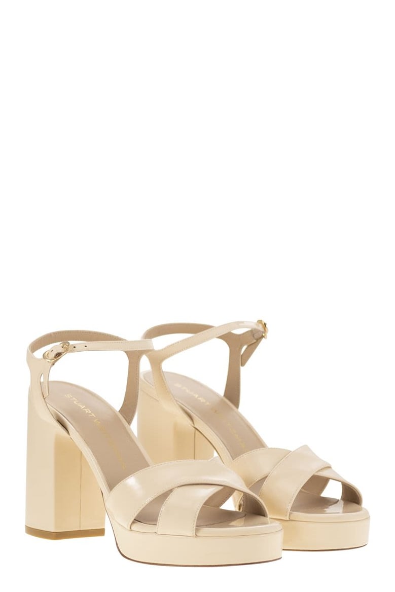 dayna - leather platform sandal by Selfnex