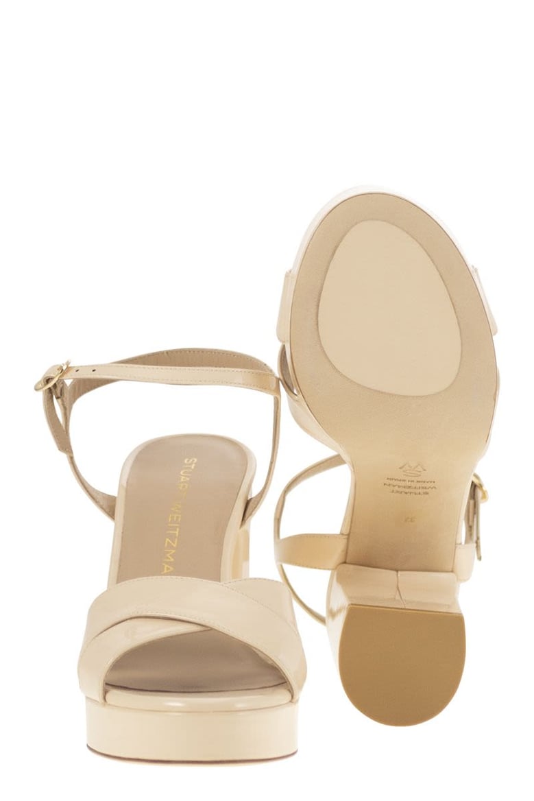 dayna - leather platform sandal by Selfnex