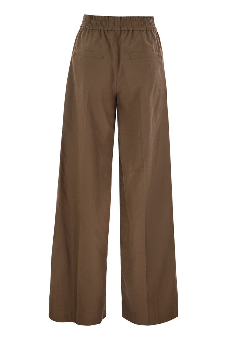 loose fit cotton trousers by Selfnex