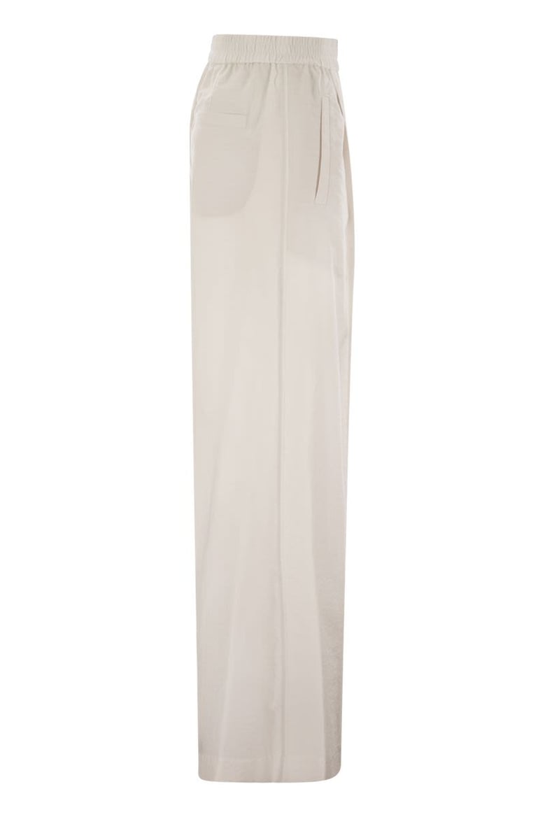 loose fit cotton trousers by Selfnex