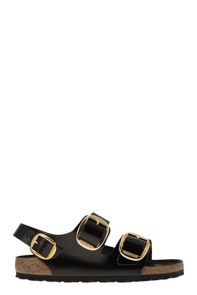 milano big buckle - leather sandal by Selfnex