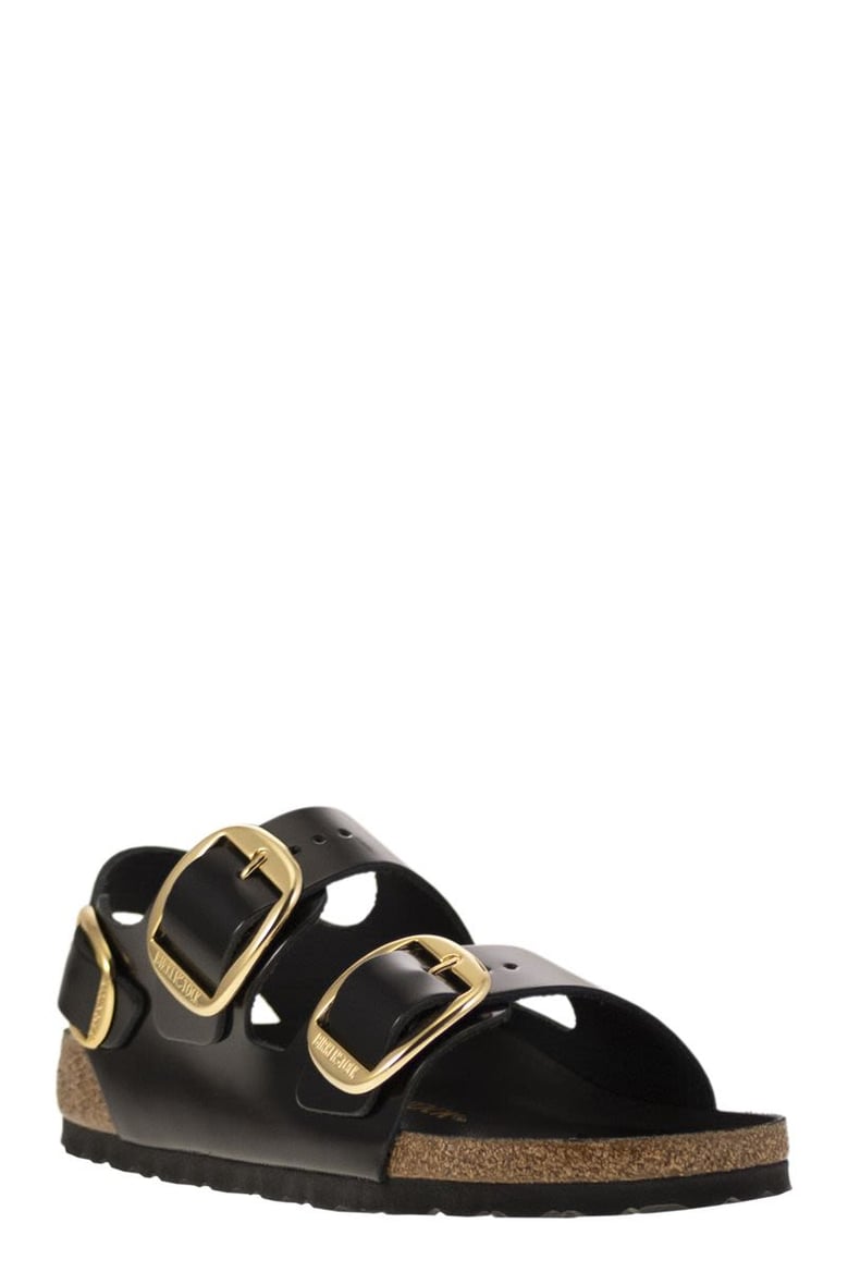 milano big buckle - leather sandal by Selfnex
