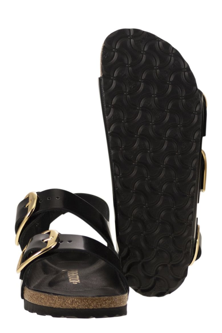 milano big buckle - leather sandal by Selfnex