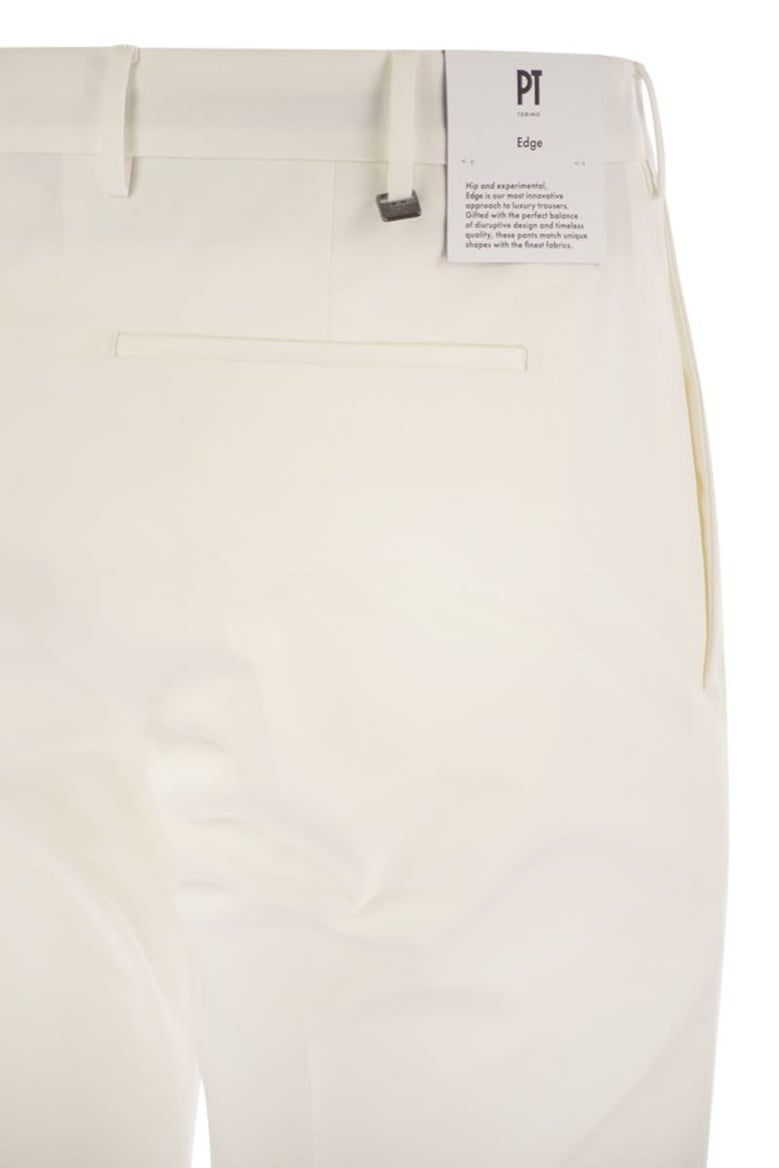 dieci - stretch cotton trousers by Selfnex
