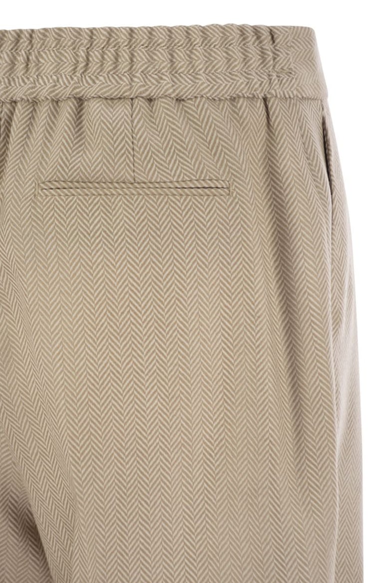 daisy - wool and cashmere pinstripe pants by Selfnex