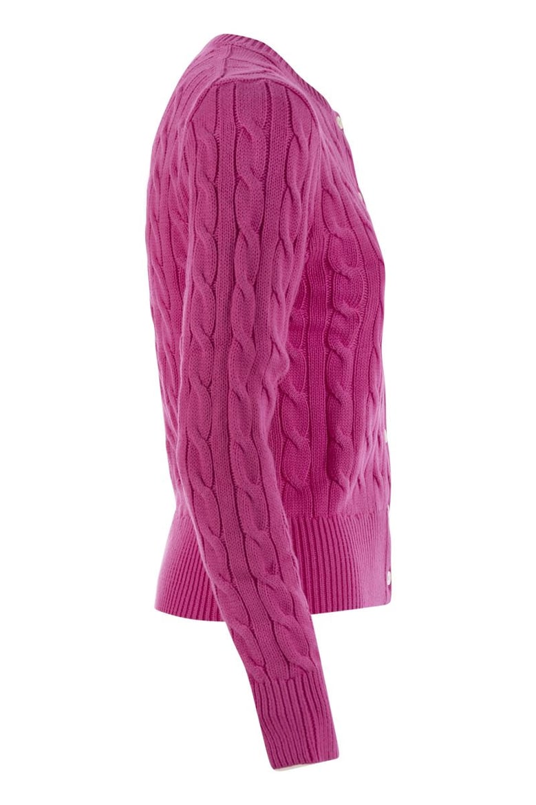 plaited cardigan with long sleeves by Selfnex