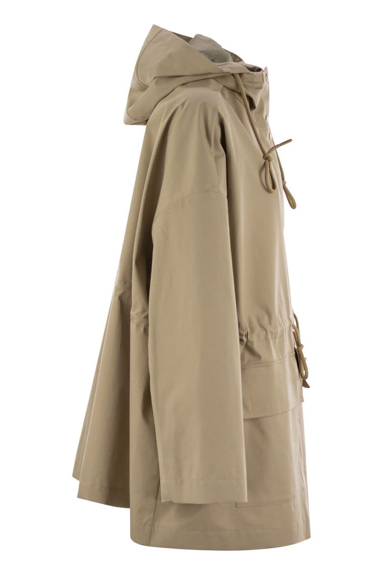 gaillon - cotton hooded parka by Selfnex