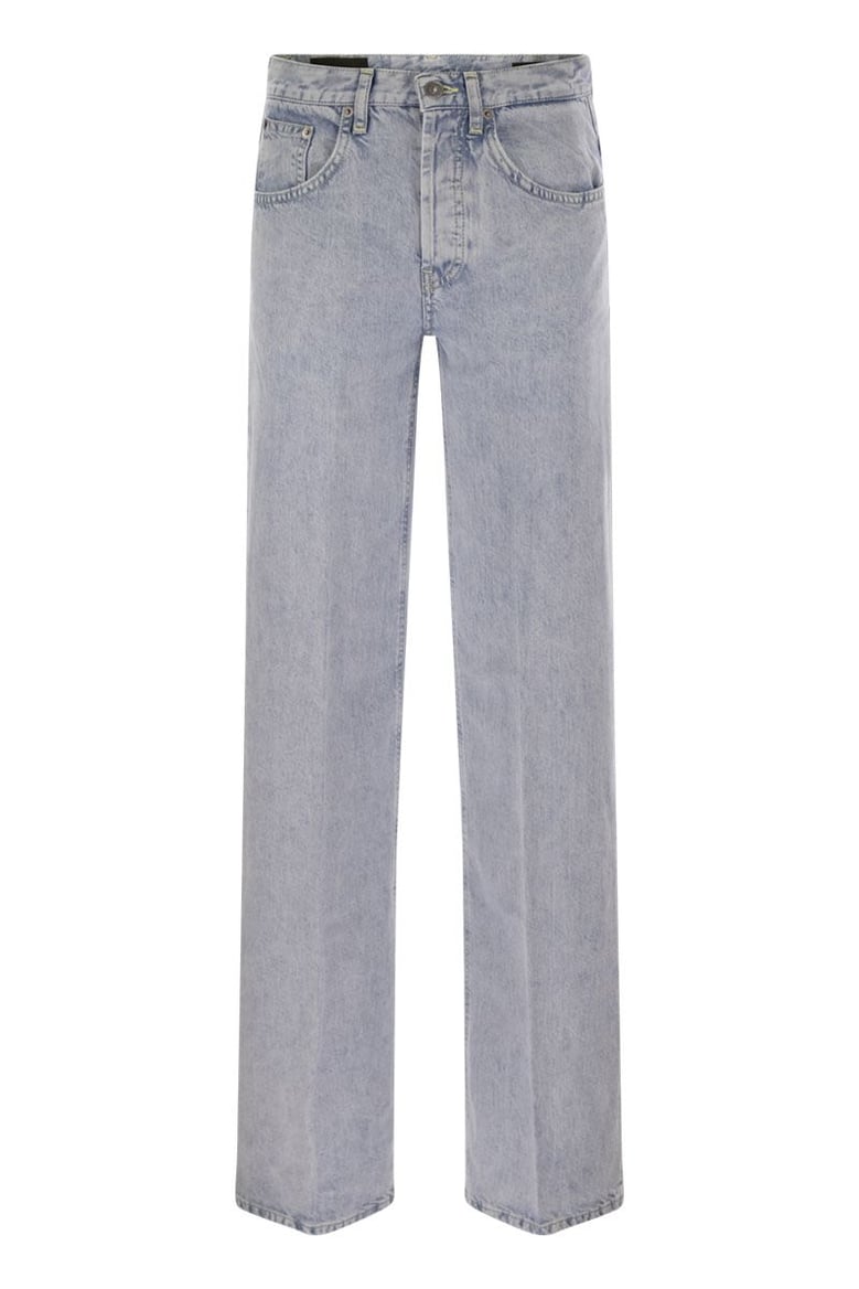 jacklyn - wide-leg jeans in fixed denim lyocell by Selfnex