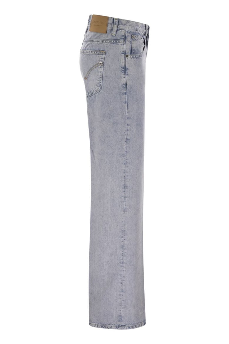jacklyn - wide-leg jeans in fixed denim lyocell by Selfnex