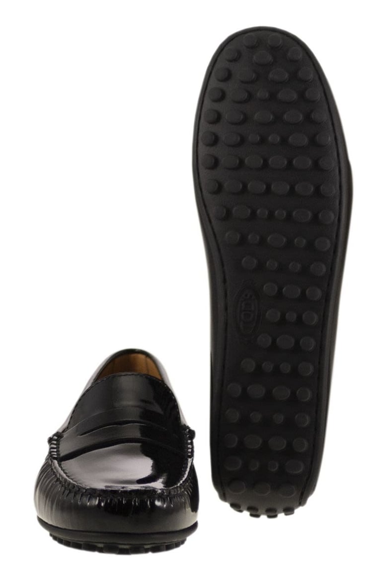 city gommino moccasin in glossy leather by Selfnex