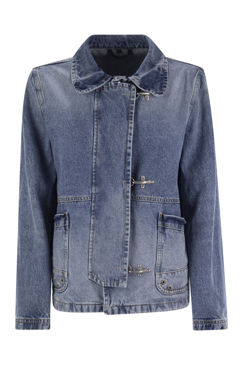 3 ganci in cotton denim by Selfnex