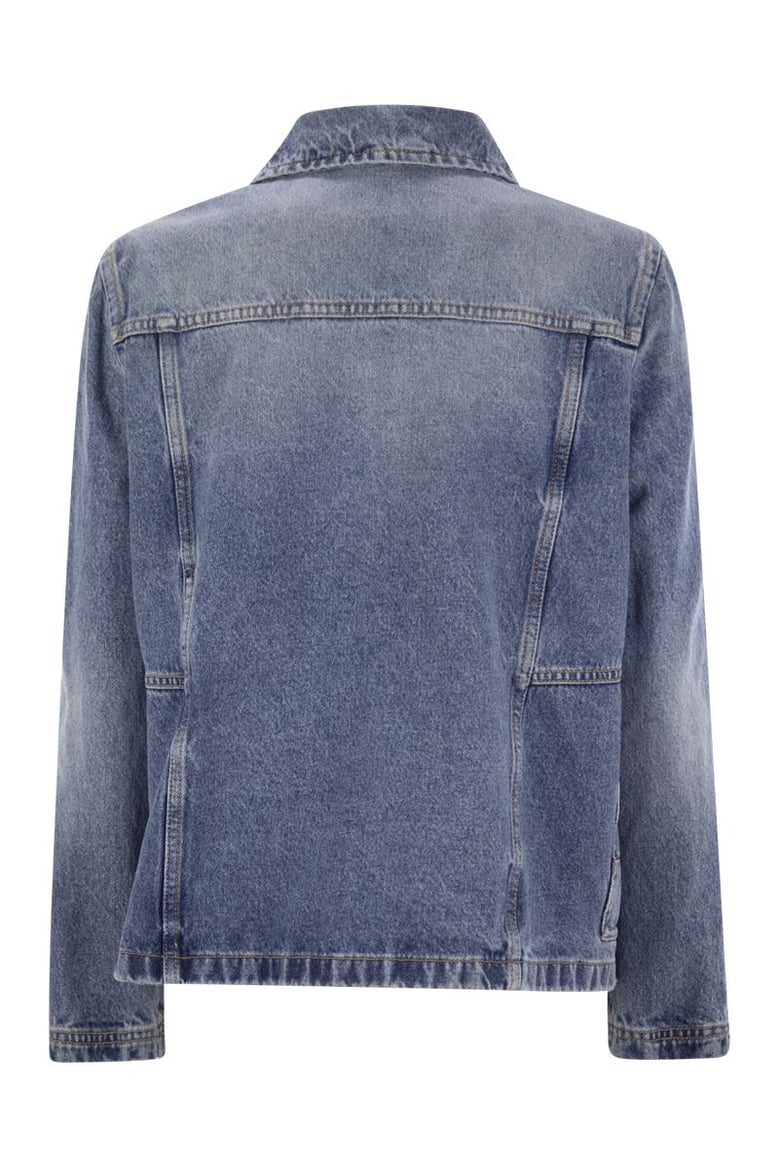 3 ganci in cotton denim by Selfnex