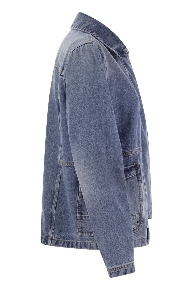 3 ganci in cotton denim by Selfnex