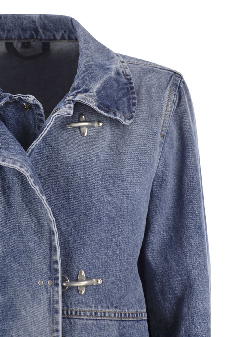 3 ganci in cotton denim by Selfnex