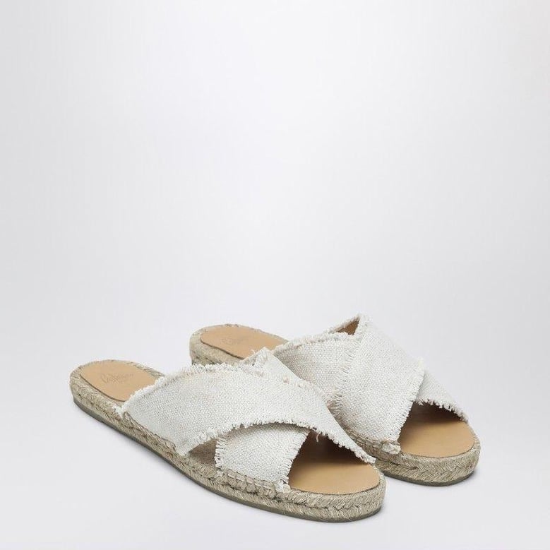 white palmera slip-on by Selfnex