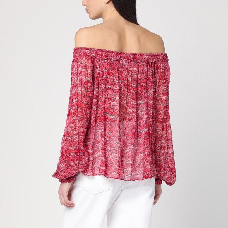 top red vutti with print by Selfnex